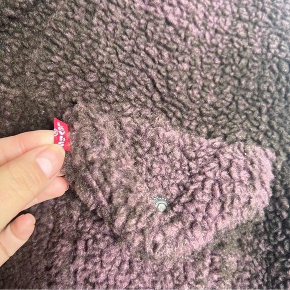 Levi’s COZY VINTAGE RELAXED FIT SHERPA TRUCKER JACKET NWT - Picture 11 of 12